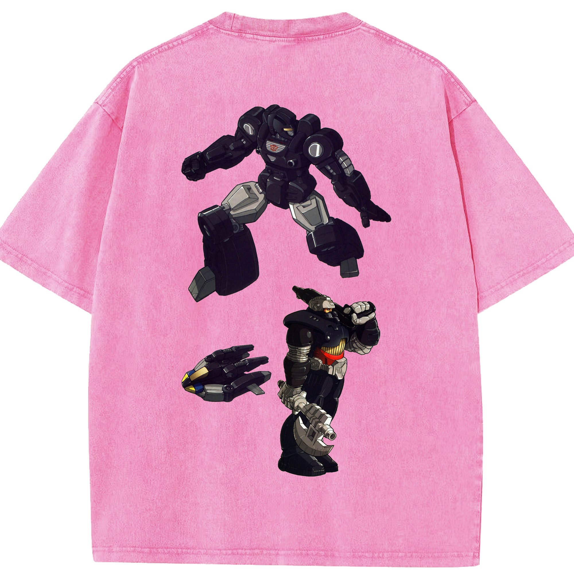 （画像用）  綿100% ヴィンテージ風 半袖Tシャツ（背面プリント）